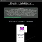 MetaDrain Wallet Drainer/Crypto Stealer thumbnail