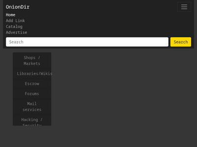 OnionDir - largest reliable Tor links thumbnail